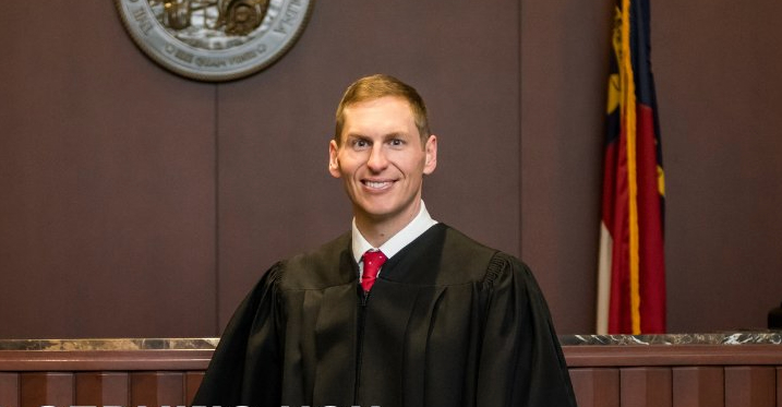 Judge Jefferson Griffin in robe