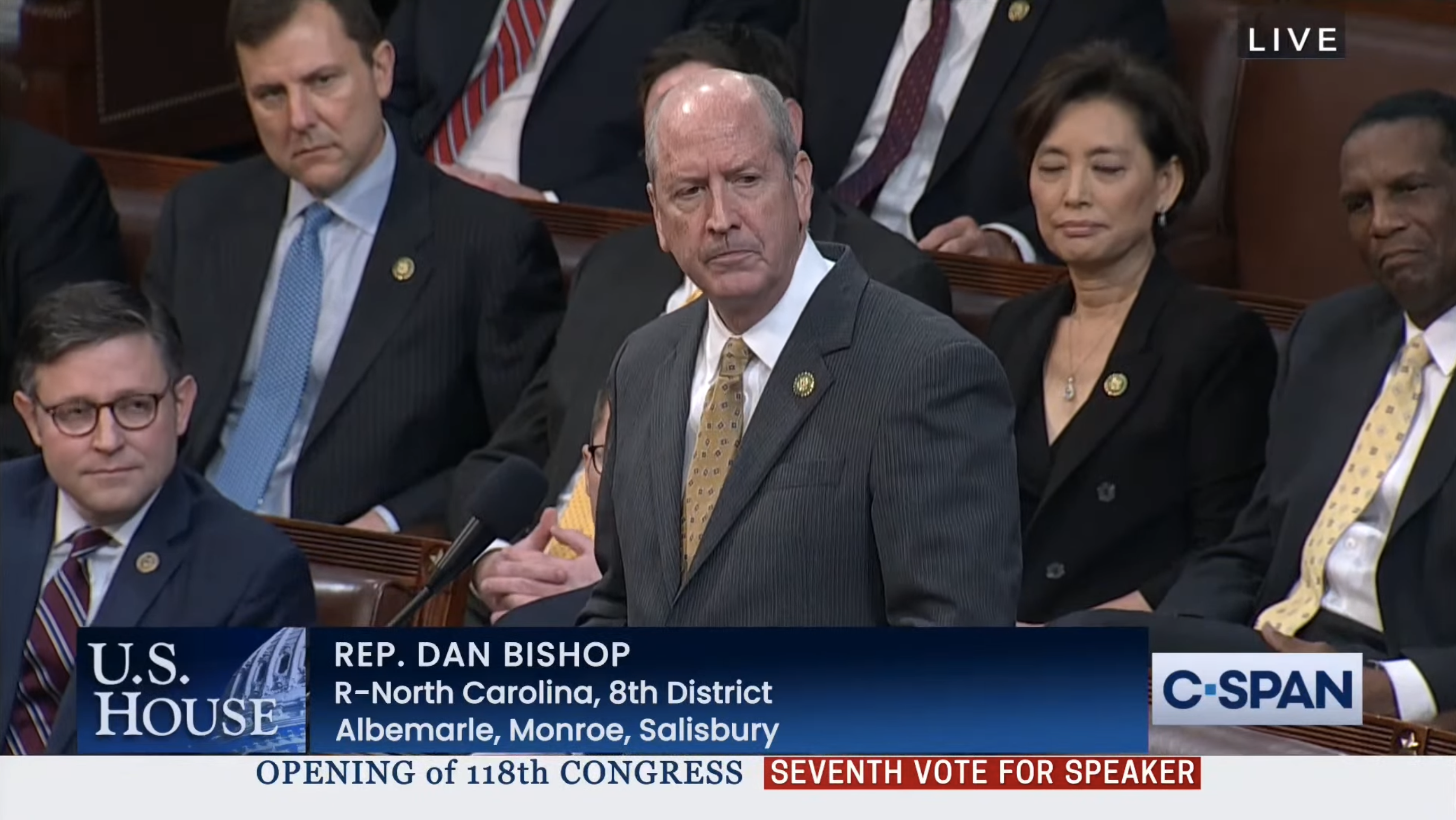 N.C.'s Bishop flips vote to McCarthy for U.S. House Speaker - Vimarsana News