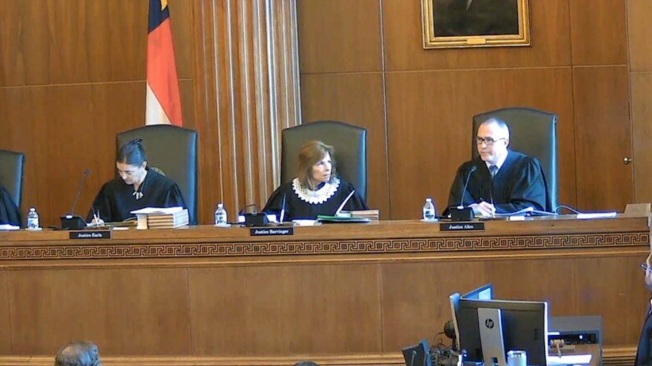 Anita Earls, Tamara Barringer, and Trey Allen on state Supreme Court