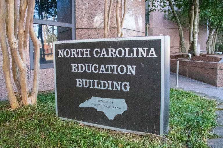 NC Education Building Sign