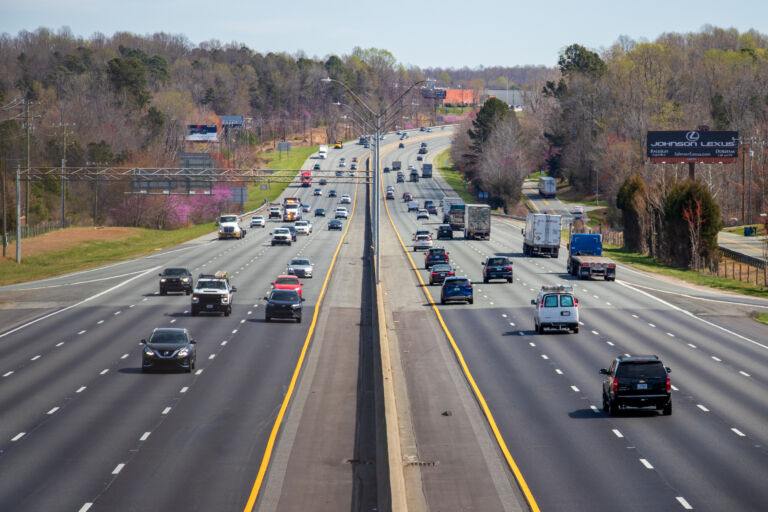 Traffic on Highway