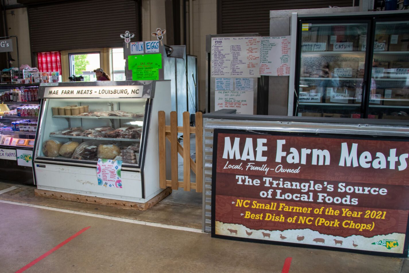 MAE Farm Meats Stand
