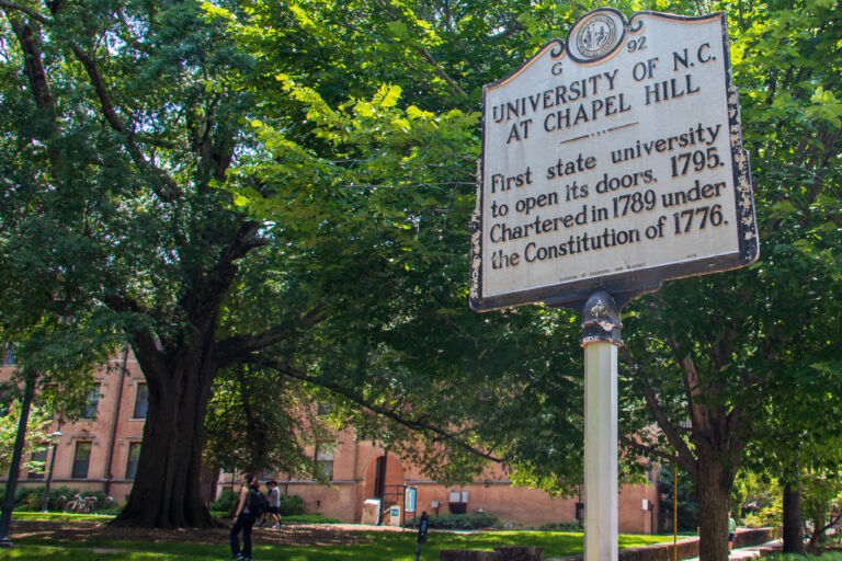UNC Chapel Hill Sign