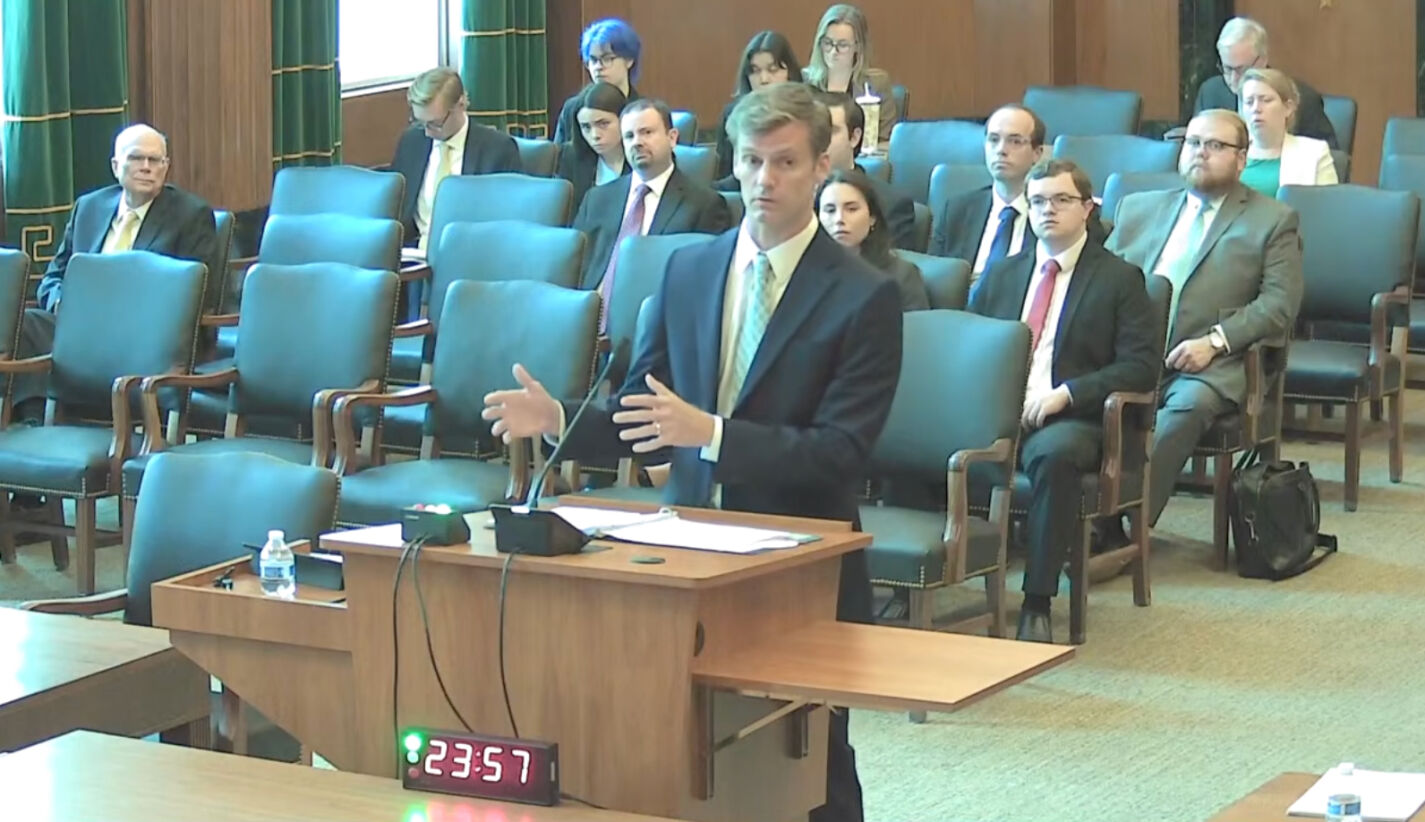 Craig Schauer argues at the North Carolina Supreme Court