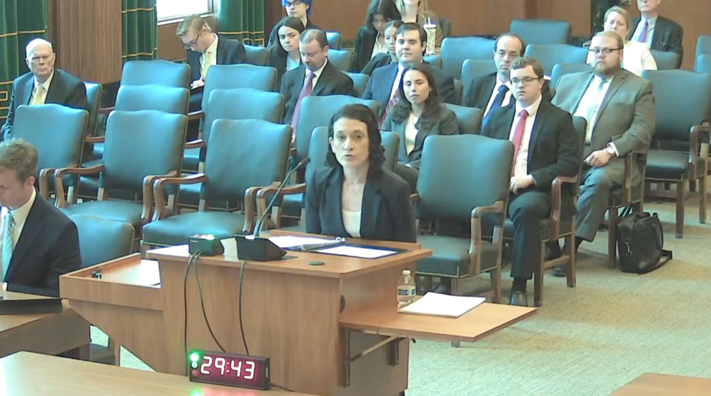 Michelle Liguori argues at the North Carolina Supreme Court